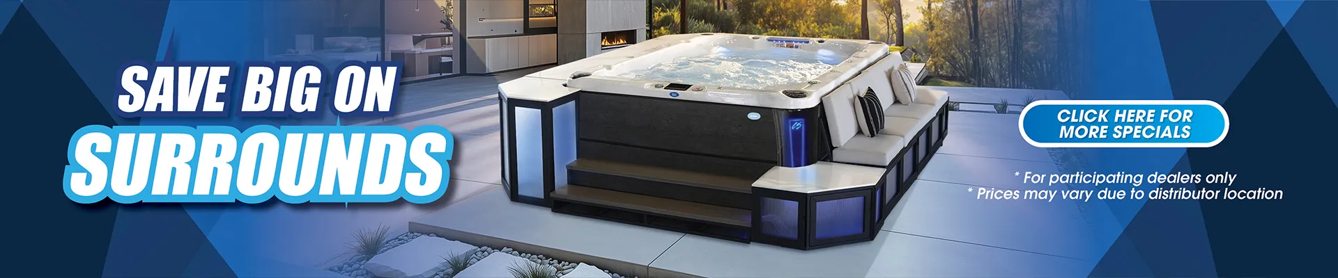 Calspas hot tub being used in a family setting - Albuquerque